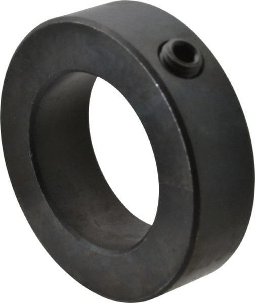 Climax Metal Products - 35mm Bore, Steel, Set Screw Shaft Collar - 2-1/4" Outside Diam - Exact Tooling