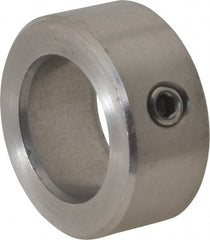Climax Metal Products - 20mm Bore, Stainless Steel, Set Screw Shaft Collar - 1-1/4" Outside Diam - Exact Tooling