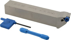 Iscar - PWLN, Right Hand Cut, 5° Lead Angle, 1" Shank Height x 1" Shank Width, Negative Rake Indexable Turning Toolholder - 6" OAL, WNM..3.. Insert Compatibility, Series Heliturn LD - Exact Tooling