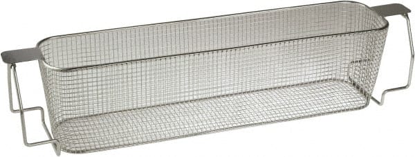 CREST ULTRASONIC - Stainless Steel Parts Washer Basket - 5.177" High, Use with Parts Washers - Exact Tooling