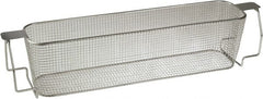 CREST ULTRASONIC - Stainless Steel Parts Washer Basket - 5.177" High, Use with Parts Washers - Exact Tooling