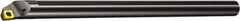 Sandvik Coromant - 30.5mm Min Bore Diam, 12" OAL, 1" Shank Diam, E-SCLC Indexable Boring Bar - CCMT 32.52 Insert, Screw Clamping Holding Method - Exact Tooling