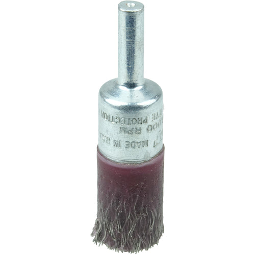 1/2″ Polyflex Encapsulated Crimped Wire End Brush, .0104″ Stainless Steel Fill - Exact Tooling