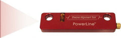Johnson Level & Tool - 1 Beam 100' (Interior) Max Range Sheave Alignment Trainer - Red Beam, 1/16" at 10' Accuracy, 1-3/4" Long x 3/4" Wide x 6-3/4" High, Battery Included - Exact Tooling