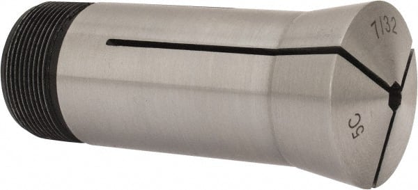 Interstate - 7/32 Inch 5C Hex Collet - 3.28" Overall Length, 1.041-24 Internal Thread Size, Steel, 0.0032 Inch TIR - Exact Tooling