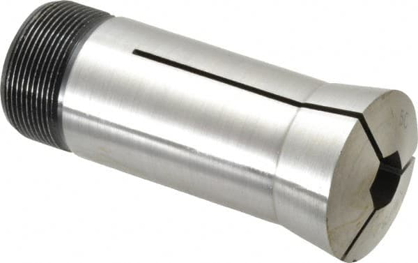 Interstate - 15/32 Inch 5C Hex Collet - 3.28" Overall Length, 1.041-24 Internal Thread Size, Steel, 0.0039 Inch TIR - Exact Tooling