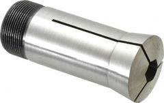 Interstate - 15/32 Inch 5C Hex Collet - 3.28" Overall Length, 1.041-24 Internal Thread Size, Steel, 0.0039 Inch TIR - Exact Tooling