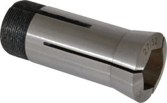 Interstate - 27/32 Inch 5C Hex Collet - 3.28" Overall Length, 1.041-24 Internal Thread Size, Steel, 0.0047 Inch TIR - Exact Tooling