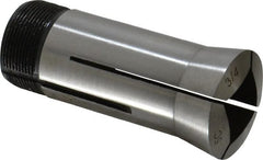 Interstate - 3/4 Inch 5C Square Collet - 3.28" Overall Length, 1.041-24 Internal Thread Size, Steel, 0.0039 Inch TIR - Exact Tooling