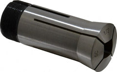 Interstate - 1/2 Inch 5C Square Collet - 3.28" Overall Length, 1.041-24 Internal Thread Size, Steel, 0.0039 Inch TIR - Exact Tooling