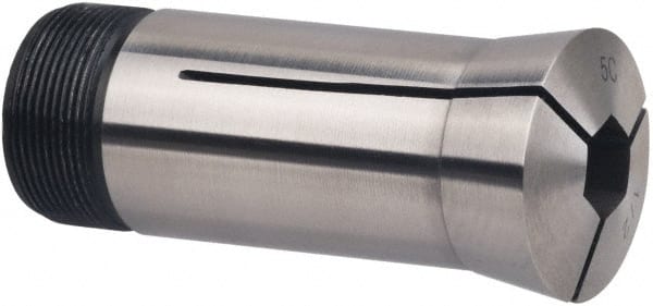 Interstate - 9/32 Inch 5C Hex Collet - 3.28" Overall Length, 1.041-24 Internal Thread Size, Steel, 0.0039 Inch TIR - Exact Tooling