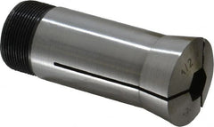 Interstate - 1/2 Inch 5C Hex Collet - 3.28" Overall Length, 1.041-24 Internal Thread Size, Steel, 0.0039 Inch TIR - Exact Tooling