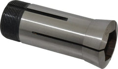 Interstate - 7/8 Inch 5C Hex Collet - 3.28" Overall Length, 1.041-24 Internal Thread Size, Steel, 0.0047 Inch TIR - Exact Tooling