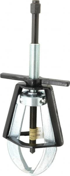 Posi Lock Puller - 12" Spread, 12 Ton Capacity, Puller - 8" Reach, 16-1/4" Long, For Bearings, Gears & Pulleys - Exact Tooling
