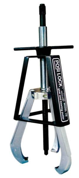 Posi Lock Puller - 25" Spread, 40 Ton Capacity, Puller - 14" Reach, 32" Long, For Bearings, Gears & Pulleys - Exact Tooling