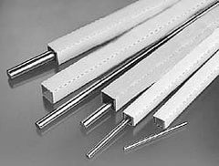 Thomson Industries - 1/2" Diam, 18" Long, Steel Annealed End Round Linear Shafting - 60C Hardness - Exact Tooling