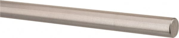 Thomson Industries - 1/4" Diam, 2' Long, Steel Standard Round Linear Shafting - 60-65C Hardness, .2495/.2490 Tolerance - Exact Tooling