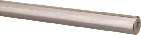 Thomson Industries - 3/8" Diam, 3' Long, Steel Standard Round Linear Shafting - 60-65C Hardness, .3745/.3740 Tolerance - Exact Tooling