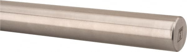 Thomson Industries - 1/2" Diam, 18" Long, Steel Standard Round Linear Shafting - 60-65C Hardness, .4995/.4990 Tolerance - Exact Tooling