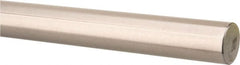 Thomson Industries - 1/2" Diam, 2' Long, Steel Standard Round Linear Shafting - 60-65C Hardness, .4995/.4990 Tolerance - Exact Tooling