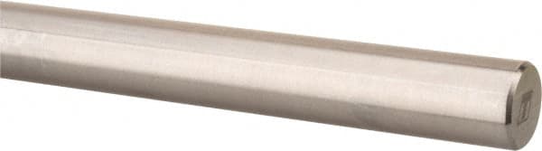 Thomson Industries - 1/2" Diam, 3' Long, Steel Standard Round Linear Shafting - 60-65C Hardness, .4995/.4990 Tolerance - Exact Tooling