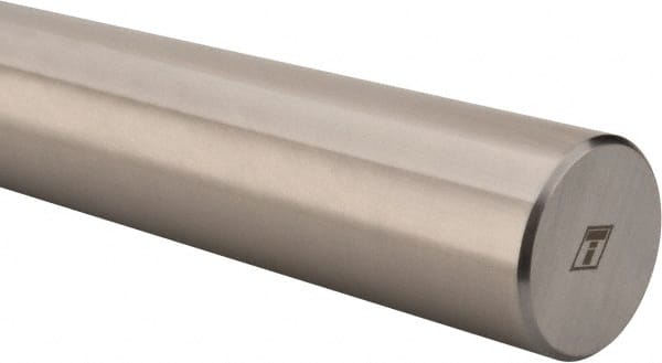 Thomson Industries - 1-1/4" Diam, 18" Long, Steel Standard Round Linear Shafting - 60-65C Hardness, .9995/.9990 Tolerance - Exact Tooling