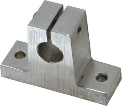 Thomson Industries - 3/8" Diam, Aluminum Alloy Shaft Support - Plain Shafting - Exact Tooling