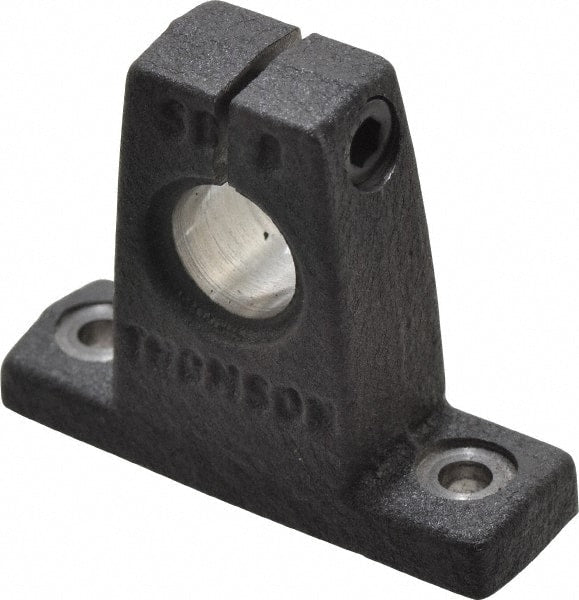 Thomson Industries - 1/2" Diam, Malleable Iron Alloy Shaft Support - Plain Shafting - Exact Tooling