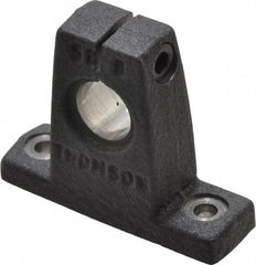 Thomson Industries - 1/2" Diam, Malleable Iron Alloy Shaft Support - Plain Shafting - Exact Tooling