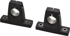 Thomson Industries - 3/4" Diam, Malleable Iron Alloy Shaft Support - Plain Shafting - Exact Tooling
