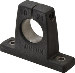 Thomson Industries - 1-1/2" Diam, Malleable Iron Alloy Shaft Support - Plain Shafting - Exact Tooling