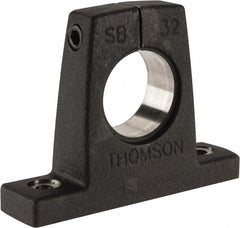 Thomson Industries - 2" Diam, Malleable Iron Alloy Shaft Support - Plain Shafting - Exact Tooling