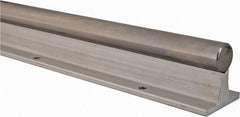 Thomson Industries - 1" Shaft Diam, 2.13" Base Width, Steel Shaft, Aluminum Rail, Round Shaft Assemblies - 24" Long, 1/2" Neck Width - Exact Tooling