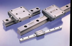 Thomson Industries - 97.4mm L x 60mm W x 35.9mm H, 40mm Transverse Hole Spcg, 40mm Lateral Hole Spcg, Narrow Ball Carriage - 16mm Overhang, M8 Hole, 42" High Assembly - Exact Tooling