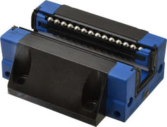 Thomson Industries - 111.6mm L x 100mm W x 41mm H, 62mm Transverse Hole Spcg, 82mm Lateral Hole Spcg, Standard Ball Carriage - 33mm Overhang, M10 Hole, 48" High Assembly - Exact Tooling