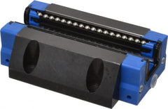 Thomson Industries - 87.5mm L x 63mm W x 25.5mm H, 40mm Transverse Hole Spcg, 53mm Lateral Hole Spcg, Standard Long Ball Carriage - 21.5mm Overhang, M6 Hole, 30" High Assembly - Exact Tooling