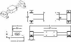 Thomson Industries - Manually Driven Linear Motion System - 24" Long x 1.63" Wide - Exact Tooling