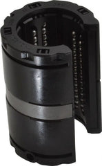 Thomson Industries - 1" ID, 1,900 Lb Dynamic Load Capacity, Open Linear Bearing - 1-9/16" OD - Exact Tooling