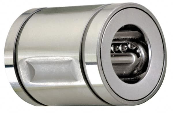 Thomson Industries - 5/8" Inside Diam, 150 Lbs. Dynamic Capacity, Open Linear Bearing - Exact Tooling
