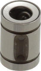 Thomson Industries - 1/4" ID, 19 Lb Dynamic Load Capacity, Closed Linear Bearing - 1/2" OD - Exact Tooling