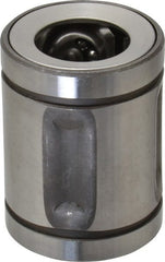 Thomson Industries - 5/8" ID, 150 Lb Dynamic Load Capacity, Closed Linear Bearing - 1-1/8" OD - Exact Tooling