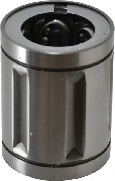 Thomson Industries - 1-1/4" ID, 520 Lb Dynamic Load Capacity, Closed Linear Bearing - 2" OD - Exact Tooling