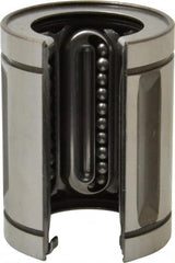 Thomson Industries - 1-1/4" Inside Diam, 520 Lbs. Dynamic Capacity, Open Linear Bearing - Exact Tooling