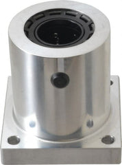 Thomson Industries - 2.13" Inside Diam, 1050/2100 Lbs. Dynamic Capacity, Single Flanged Pillow Block Linear Bearing - 2-3/4" Overall Width - Exact Tooling