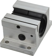 Thomson Industries - 3/4" Inside Diam, 1130/2260 Lbs. Dynamic Capacity, Open Single Pillow Block Linear Bearing - 1.56" Overall Height x 2-3/4" Overall Width - Exact Tooling