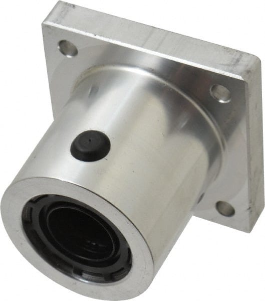 Thomson Industries - 1-3/4" Inside Diam, 600/1200 Lbs. Dynamic Capacity, Single Flanged Pillow Block Linear Bearing - 2.38" Overall Width - Exact Tooling