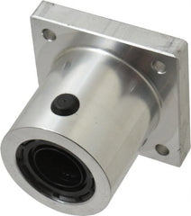 Thomson Industries - 1-3/4" Inside Diam, 600/1200 Lbs. Dynamic Capacity, Single Flanged Pillow Block Linear Bearing - 2.38" Overall Width - Exact Tooling