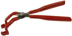 Mag-Mate - 10-1/4" OAL, Spark Plug Boot Pliers - 90° Jaw, 90 Durometer Plastic Handles - Exact Tooling