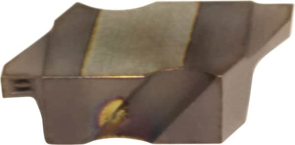 Sumitomo - 2078SG CB Grade EH520V, 0.078" Cutting Width Carbide Grooving Insert - 0.11" Max Depth of Cut, Neutral, TiAlN Finish - Exact Tooling