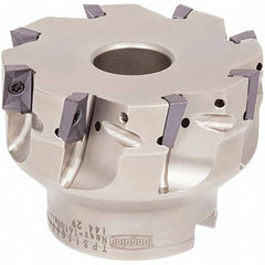 Tungaloy - 4" Cut Diam, 1-1/2" Arbor Hole Diam, Indexable Square-Shoulder Face Mill - Exact Tooling